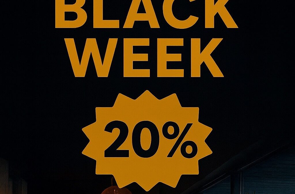 BLACK WEEK TILBUD – 20% rabatt